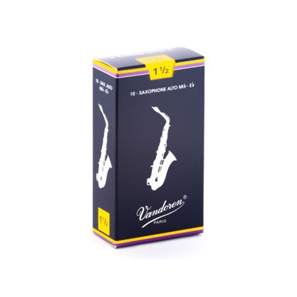 Vandoren Traditional SR2115 ance per Sax Alto in Mib n. 1 ½ (Confezione da 10)