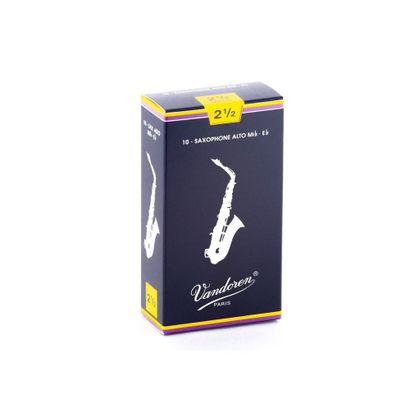 Vandoren Traditional SR2125 ance per Sax Alto in Mib n. 2 ½ (Confezione da 10)