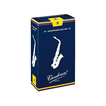 Vandoren Traditional SR213 ance per Sax Alto in Mib n. 3 (Confezione da 10)