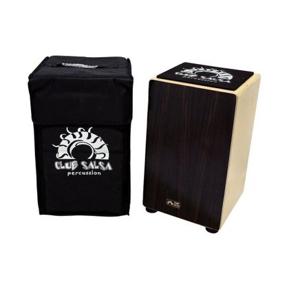 GEWA pure F830108 Cajon in ebano CLUB SALSA con borsa