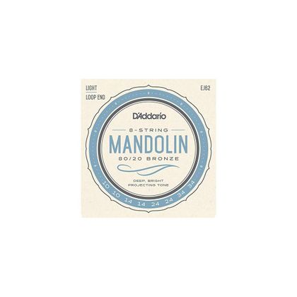 D'Addario EJ62 Muta di corde per mandolino Light 10-34