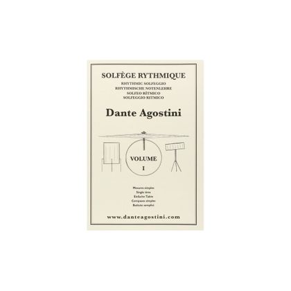 Dante Agostini - Solfeggio Ritmico Volume 1