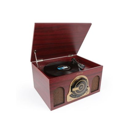 FENTON RP150 Giradischi Combo USB in legno con lettore CD e altoparlanti integrati