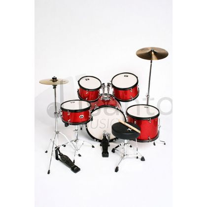 Batteria Acustica Completa - Junior Series 5 pezzi Red