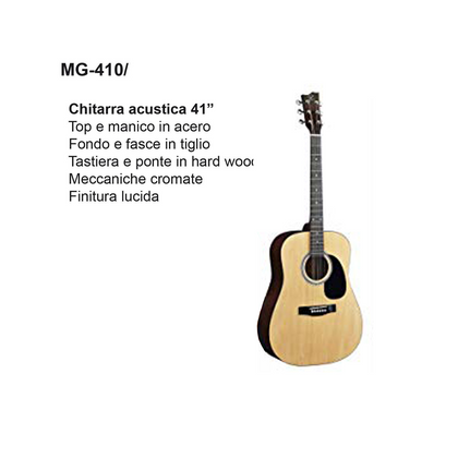 DAM MG410 Natural Chitarra acustica naturale