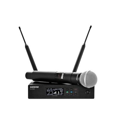 Shure QLXD24E / SM58 Radiomicrofono wireless palmare per voce