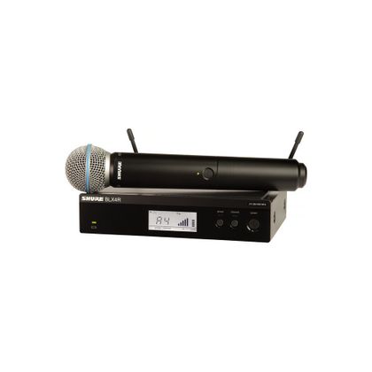 Shure BLX24RE / BETA58 Radiomicrofono wireless palmare per voce montabile a rack