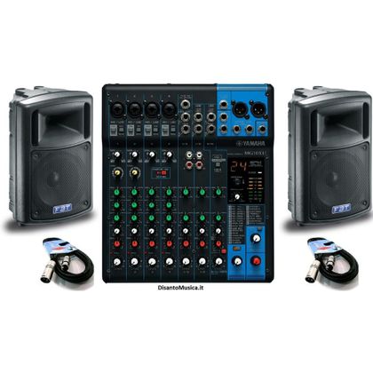 Impianto audio Professionale FBT EVO2MAXX 2A + MG10XU + cavi omaggio