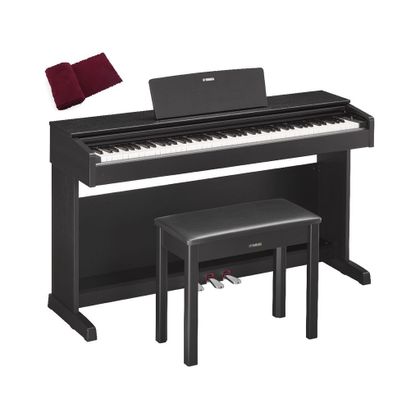 YAMAHA YDP143 Arius Black Pianoforte digitale nero + Panca