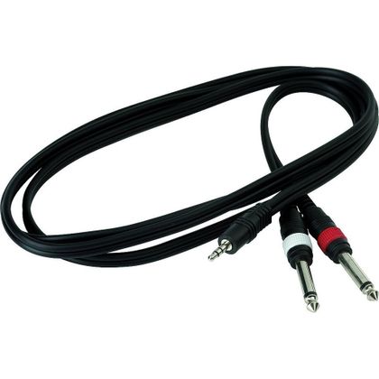 RockCable RCL20913 D4 Cavo audio 2 Jack - mini jack 1.8 mt