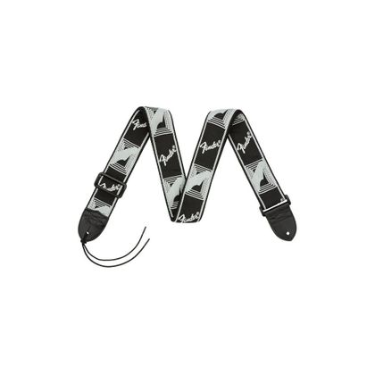 Fender Monogrammed Strap Black/Light Grey/Dark Grey Tracolla per chitarra