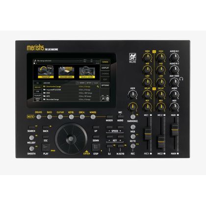 M-LIVE Merish 5 Lettore basi e file midi Touch Screen