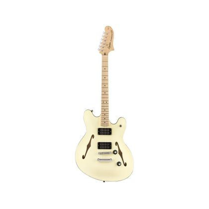 Fender Squier Affinity Starcaster MN Olympic White Chitarra semiacustica bianca