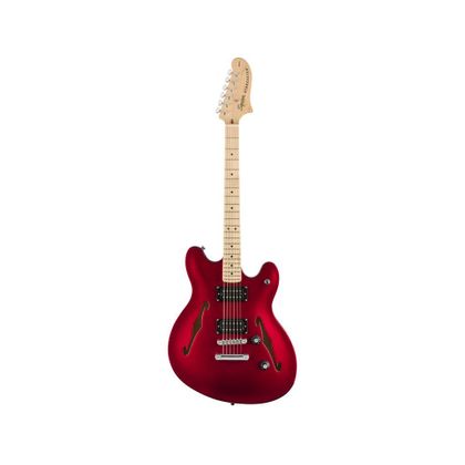 Fender Squier Affinity Starcaster MN Candy Apple Red Chitarra semiacustica rossa