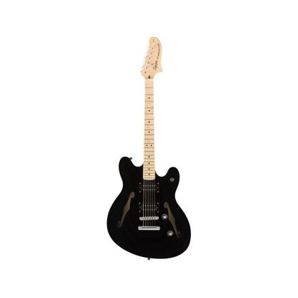 Fender Squier Affinity Starcaster MN Black Chitarra semiacustica nera