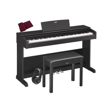 Yamaha YDP103 Arius Black Bundle Pianoforte digitale + accessori omaggio