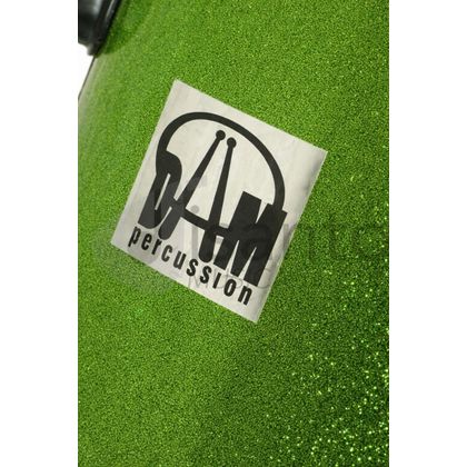 DAM P2211AGR Batteria Acustica Professionale Cassa 22" - Hardware e piatti inclusi - Sparkle Green