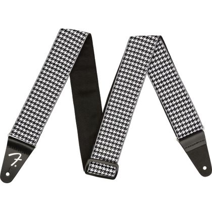 Fender Houndstooth Jacquard Strap White Tracolla per chitarra