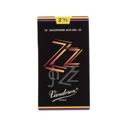 Vandoren ZZ Jazz SR4125 ance per Sax Alto in Mib n. 2 ½ (Confezione da 10)