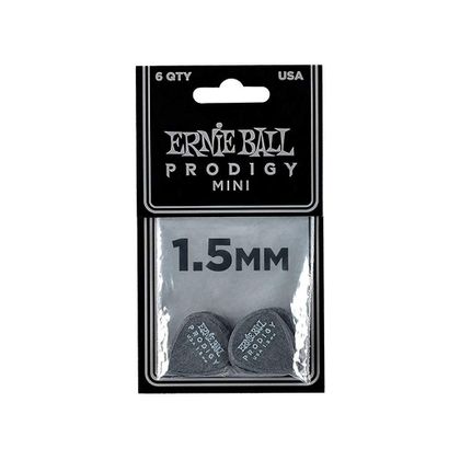 Ernie Ball Prodigy Mini 6 Plettri 1.5mm Black