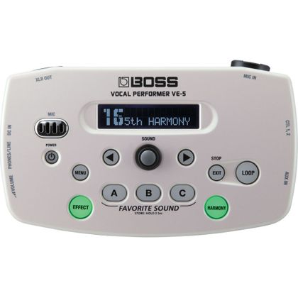 BOSS VE-5 White Vocal Performer 6 Effetti integrati