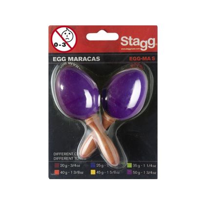 Stagg EGG-MA S/PP Purple Uova Maracas in plastica