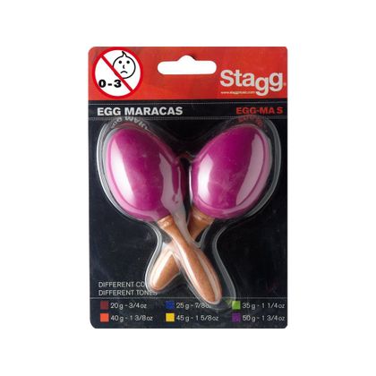 Stagg EGG-MA S/MG Magenta Uova Maracas in plastica