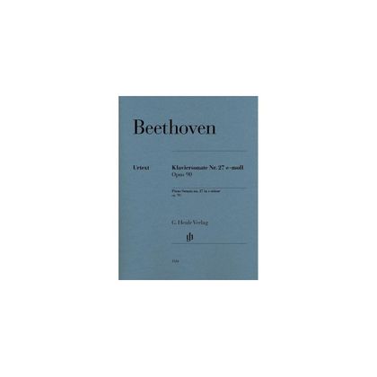 Beethoven - Piano sonata n. 27 in E minor Op. 90