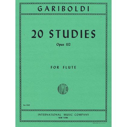 Gariboldi - 20 Studies Op. 132 for flute