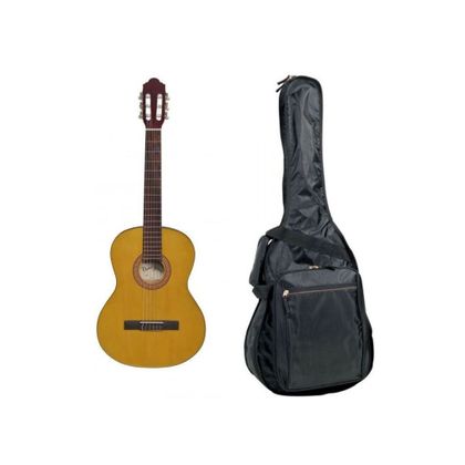 Darestone CG44NT Lefty Chitarra classica da studio Naturale Mancina + borsa + plettri omaggio