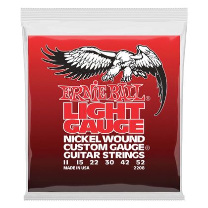 Ernie Ball 2208 Nickel Wound Custom Light Slinky 11-52 Corde per chitarra acustica