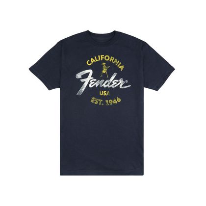 Fender Baja Blue T-Shirt M Maglietta Blu