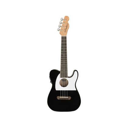 Fender Fullerton Tele Uke Black Ukulele concerto Telecaster elettrificato