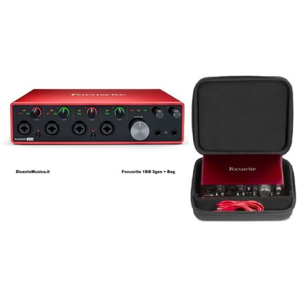 Focusrite Scarlett 18i8 (3rd Gen) Scheda audio USB + Bag