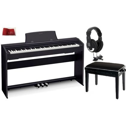 Casio Privia PX 770 black Pianoforte digitale + Panca + Cuffie