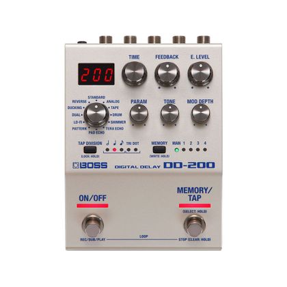 BOSS DD-200 Digital Delay Effetto delay digitale a pedale per chitarra