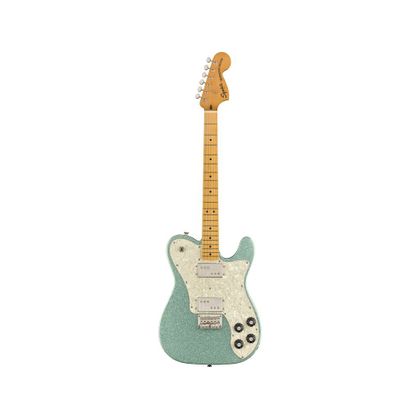 Fender Squier FSR Classic Vibe '70s Telecaster Deluxe MN Sea Foam Sparkle with White Pearloid Pickguard Chitarra elettrica verde