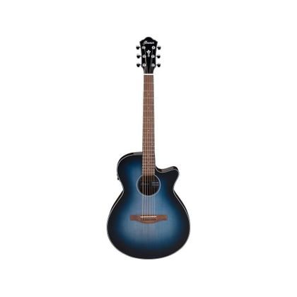 Ibanez AEG50 IBH Indigo Blue Burst High Gloss Chitarra acustica elettrificata