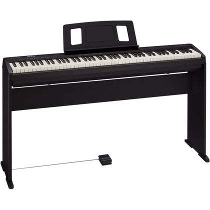 Roland FP-10 BK Black Pianoforte digitale con supporto originale in legno + copritastiera omaggio