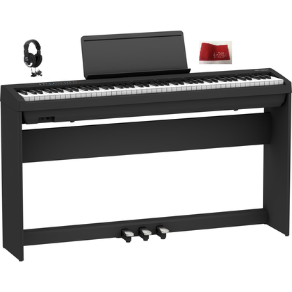Roland FP30X BK Black Pianoforte digitale + stand + pedaliera + cuffie