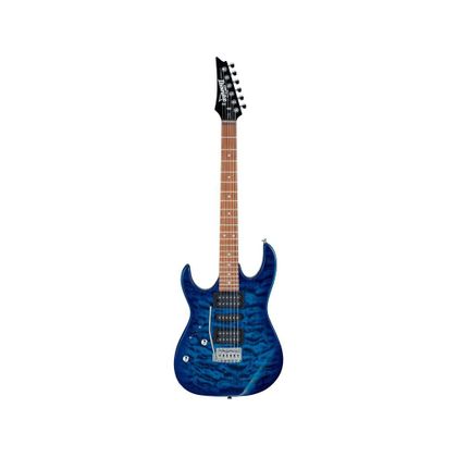 Ibanez GIO GRX70QAL TBB Transparent Blue Burst Chitarra elettrica mancina