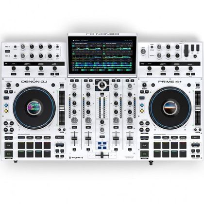 DENON DJ PRIME 4+ White Plus + Cuffie Omaggio