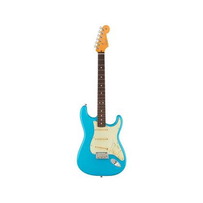 Fender American Professional II Stratocaster RW Miami Blue Chitarra elettrica con borsa