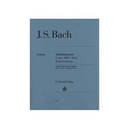 J. S. Bach - Violin Concerto in E major BWV 1042 - Urtext