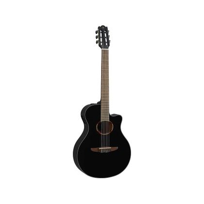 Yamaha NTX1 Black Chitarra classica elettrificata a cassa stretta