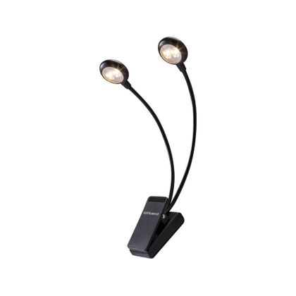 Roland LCL-15W Doppia lampada a clip con LED bianchi a luce calda