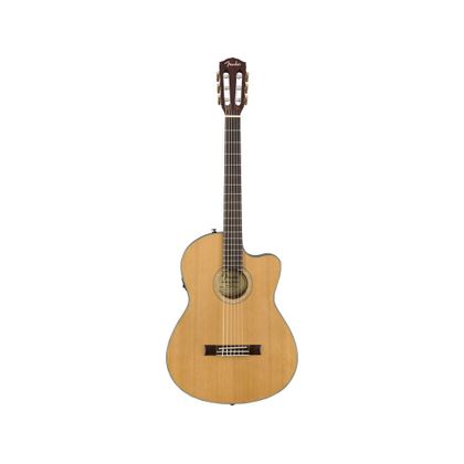 Fender CN140SCE Nylon Thinline Natural Chitarra classica elettrificata con borsa rigida