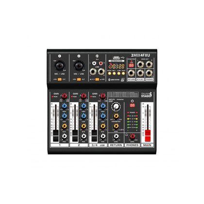 Italian Stage 2MIX4FXU Mixer usb bluetooth 4 canali con DSP effetti