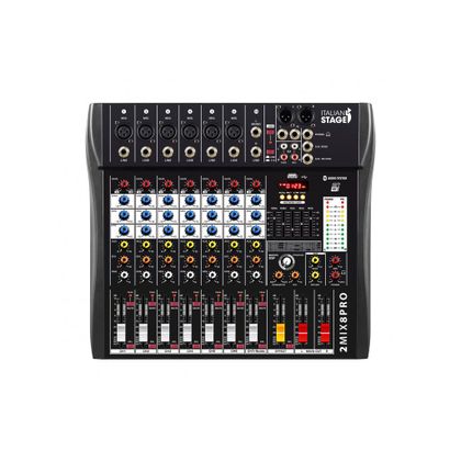 Italian Stage 2MIX8PRO Mixer usb bluetooth 8 canali con DSP effetti