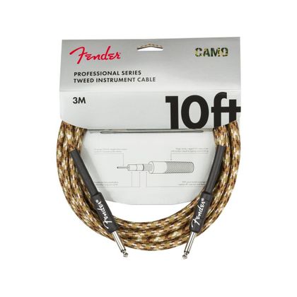 Fender Professional Series Instrument Cable Desert Camo Cavo per strumenti Jack - Jack 3 mt.